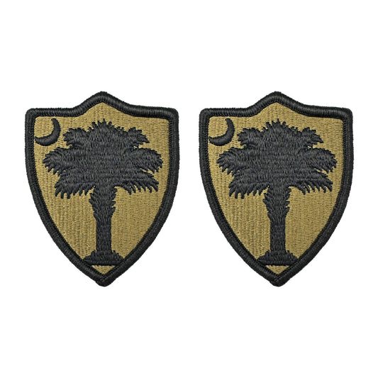 U.S. Army South Carolina National Guard OCP Patch with Hook Fastener (pair)