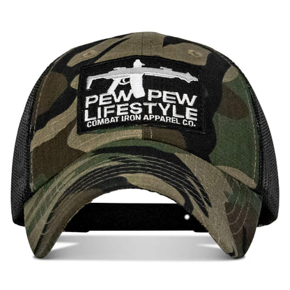 Ripstop PEWPEW LIFESTYLE Patch Low Profile Snapback Hat