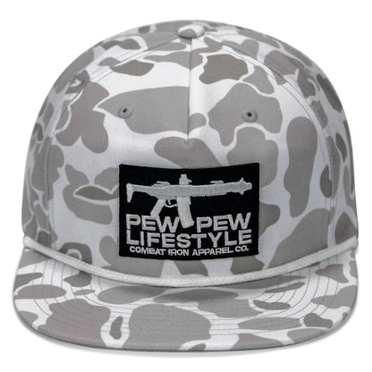 Pew Pew Lifestyle Patch Flatbill Hat