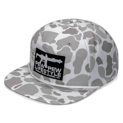Pew Pew Lifestyle Patch Flatbill Hat