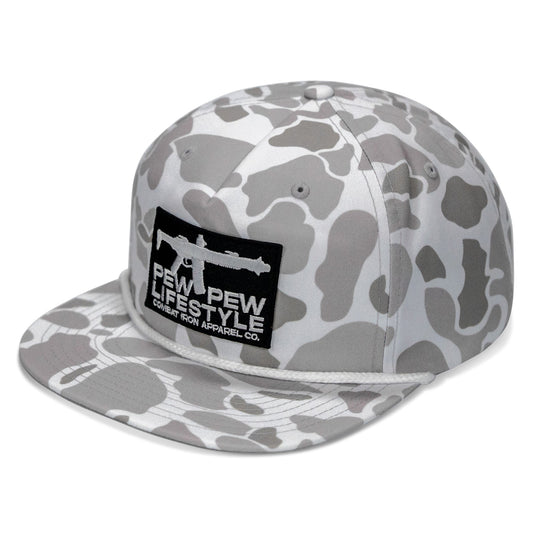Pew Pew Lifestyle Patch Flatbill Hat