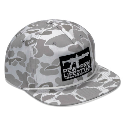 Pew Pew Lifestyle Patch Flatbill Hat