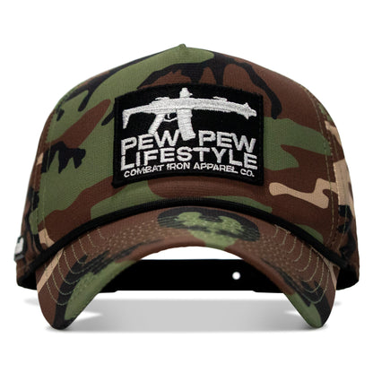 Pew Pew Lifestyle Patch Weekender Snapback Hat