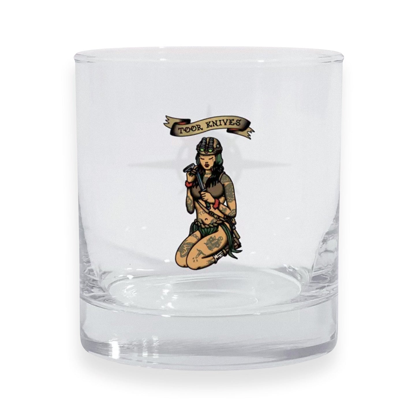 Pin-Up Hula Operator Whisky Glass