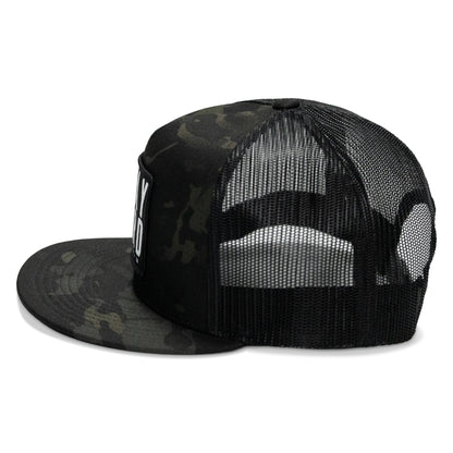 Pray Hard Patch Flatbill Hat