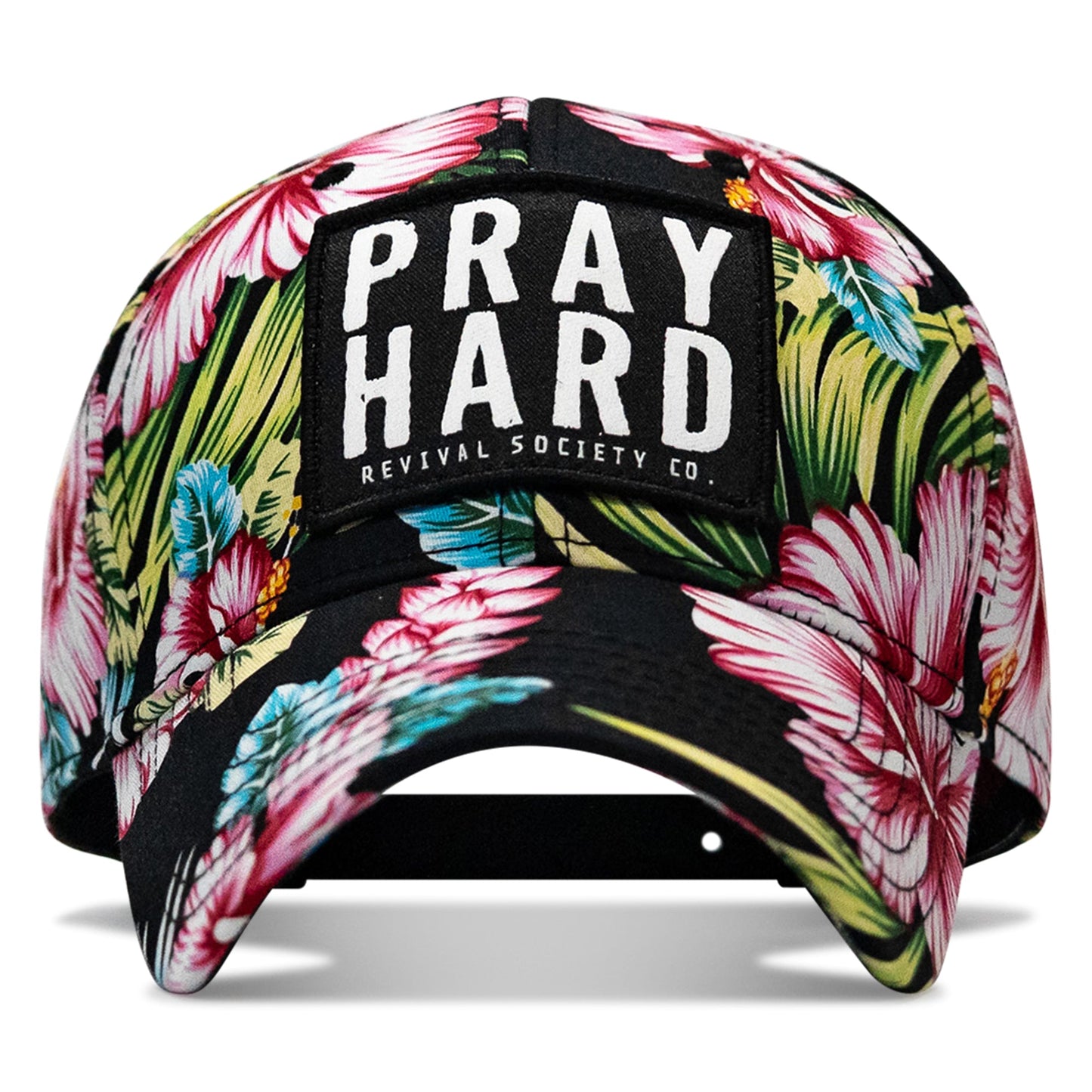 Pray Hard Patch Snapback Hat