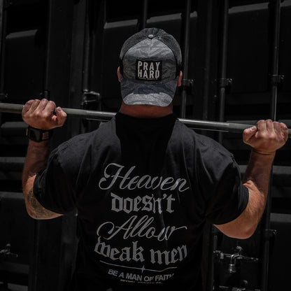 Pray Hard Patch Five Panel Breacher Snapback Hat