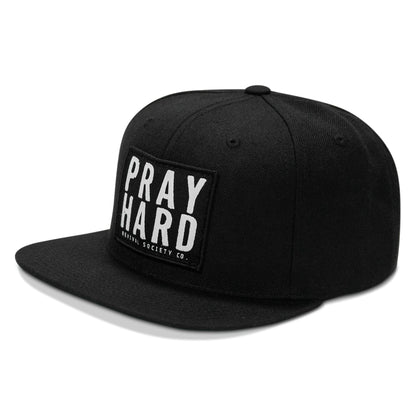 Pray Hard Patch Flatbill Hat