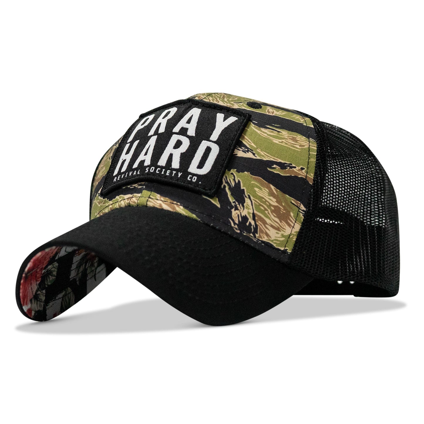 Pray Hard Patch Original Ripstop Snapback Hat