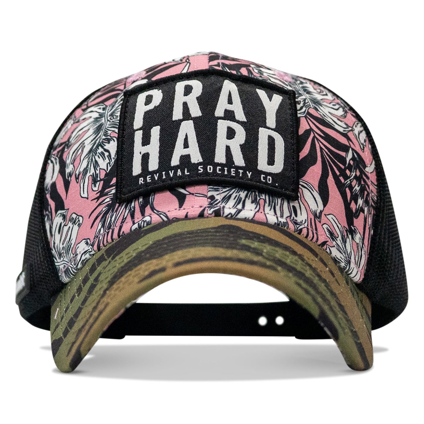 Pray Hard Patch Original Ripstop Snapback Hat