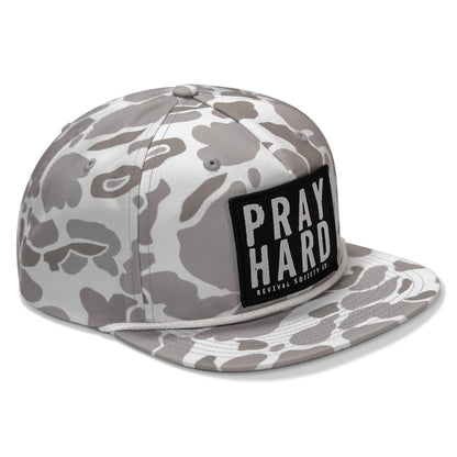 Pray Hard Patch Flatbill Hat