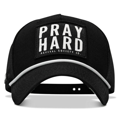 Pray Hard Patch Rope Snapback Hat