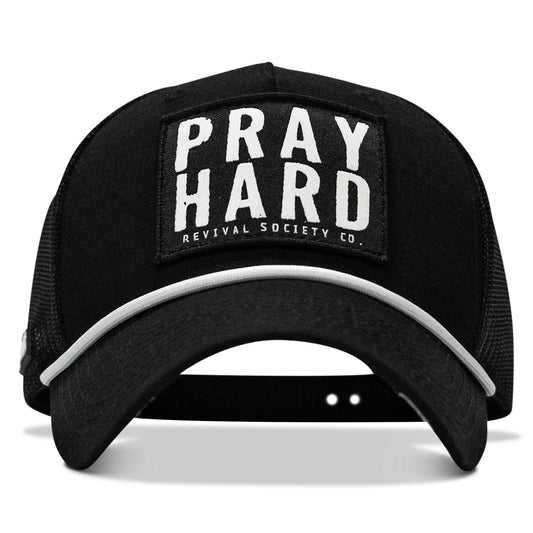 Pray Hard Patch Rope Snapback Hat
