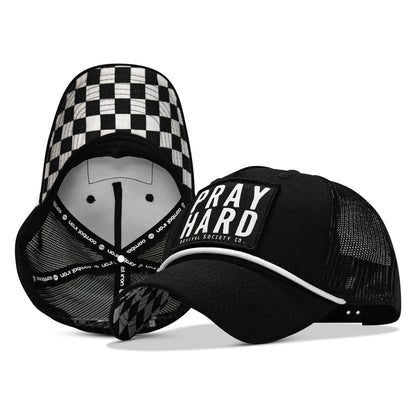 Pray Hard Patch Rope Snapback Hat
