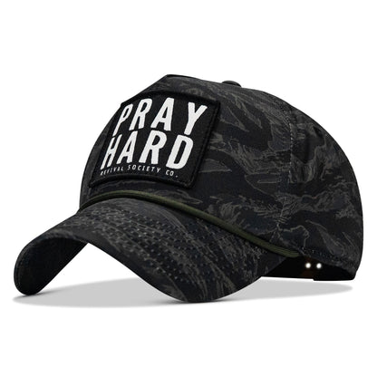 Pray Hard Patch Waterproof Weekender Snapback
