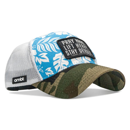 Pray Hard. Lift Heavy. Stay Deadly. Patch Original Ripstop Snapback Hat