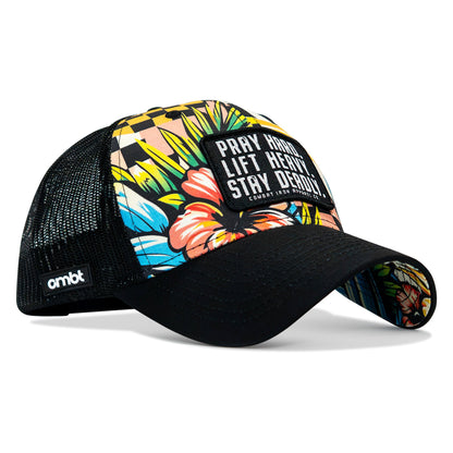 Pray Hard. Lift Heavy. Stay Deadly. Patch Original Ripstop Snapback Hat