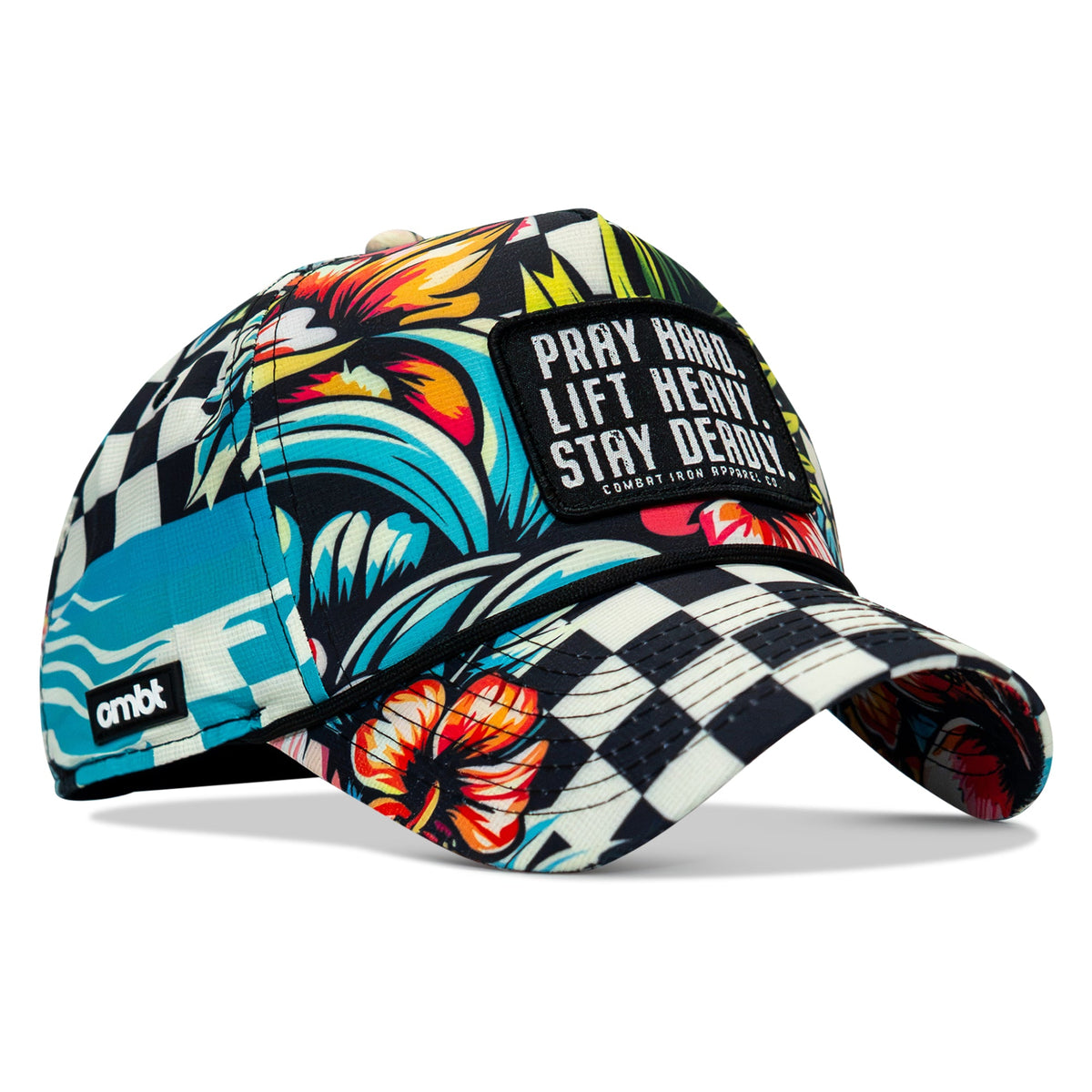 Pray Hard. Lift Heavy. Stay Deadly. Patch Waterproof Weekender Snapback
