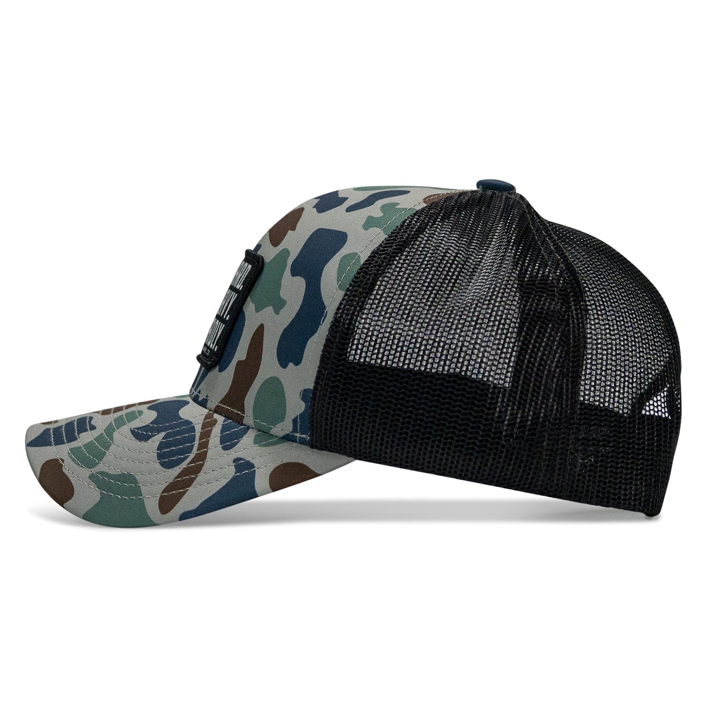 Pray Hard. Lift Heavy. Stay Deadly. Patch Snapback