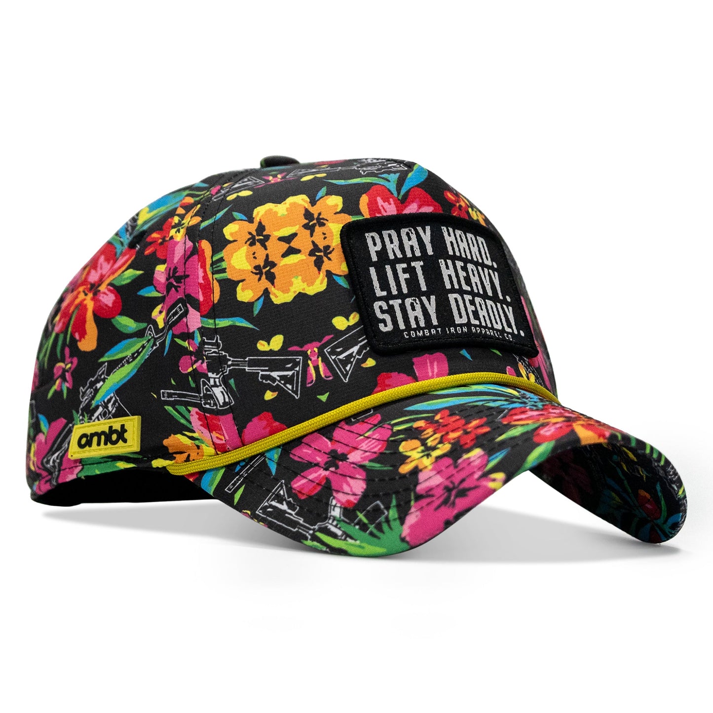 Pray Hard. Lift Heavy. Stay Deadly. Patch Waterproof Weekender Snapback