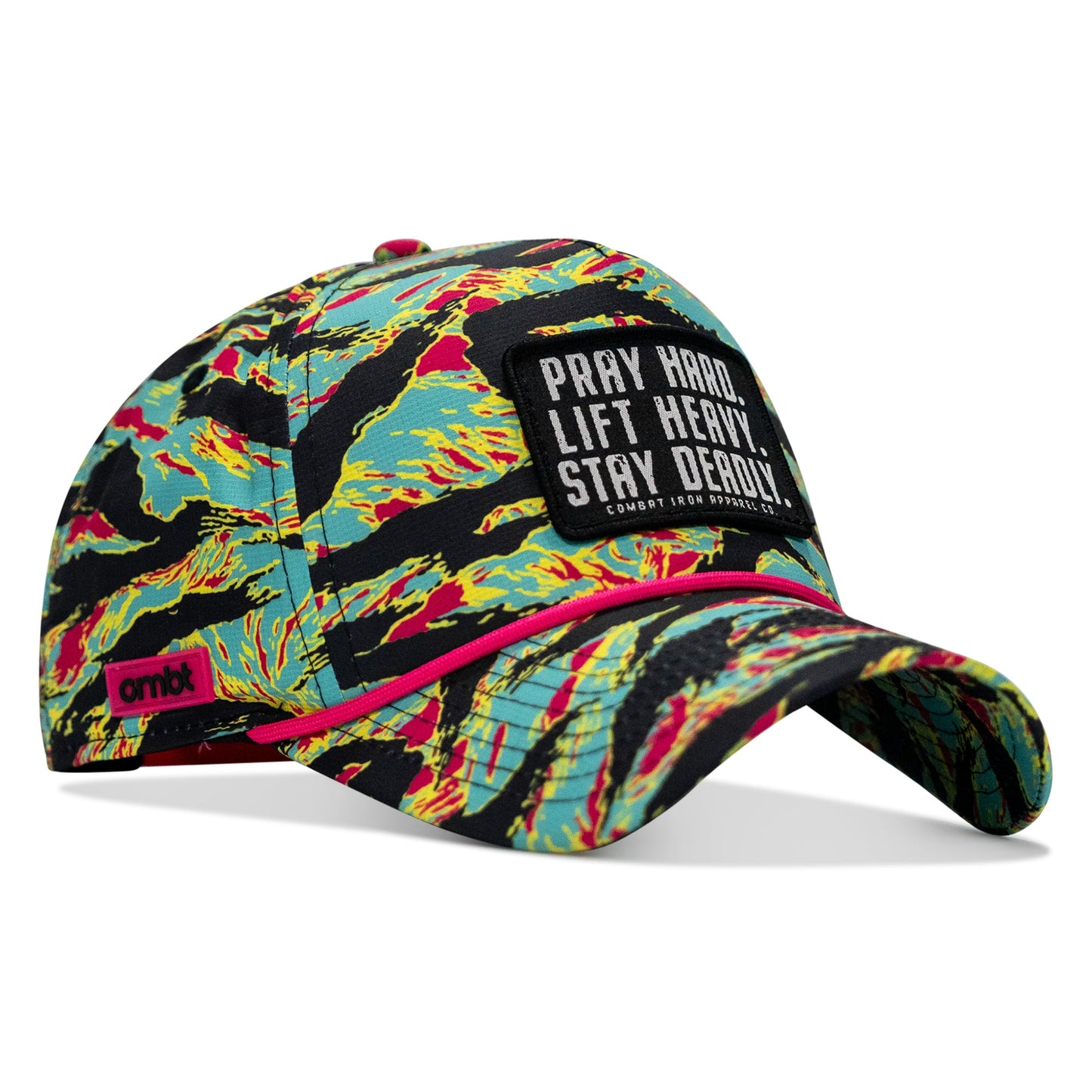 Pray Hard. Lift Heavy. Stay Deadly. Patch Waterproof Weekender Snapback