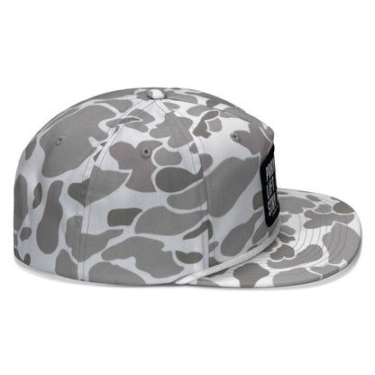 Pray Hard. Lift Heavy. Stay Deadly Patch Flatbill Hat