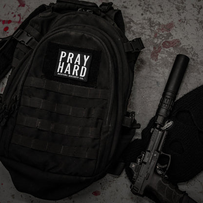 Pray Hard Velcro Patch