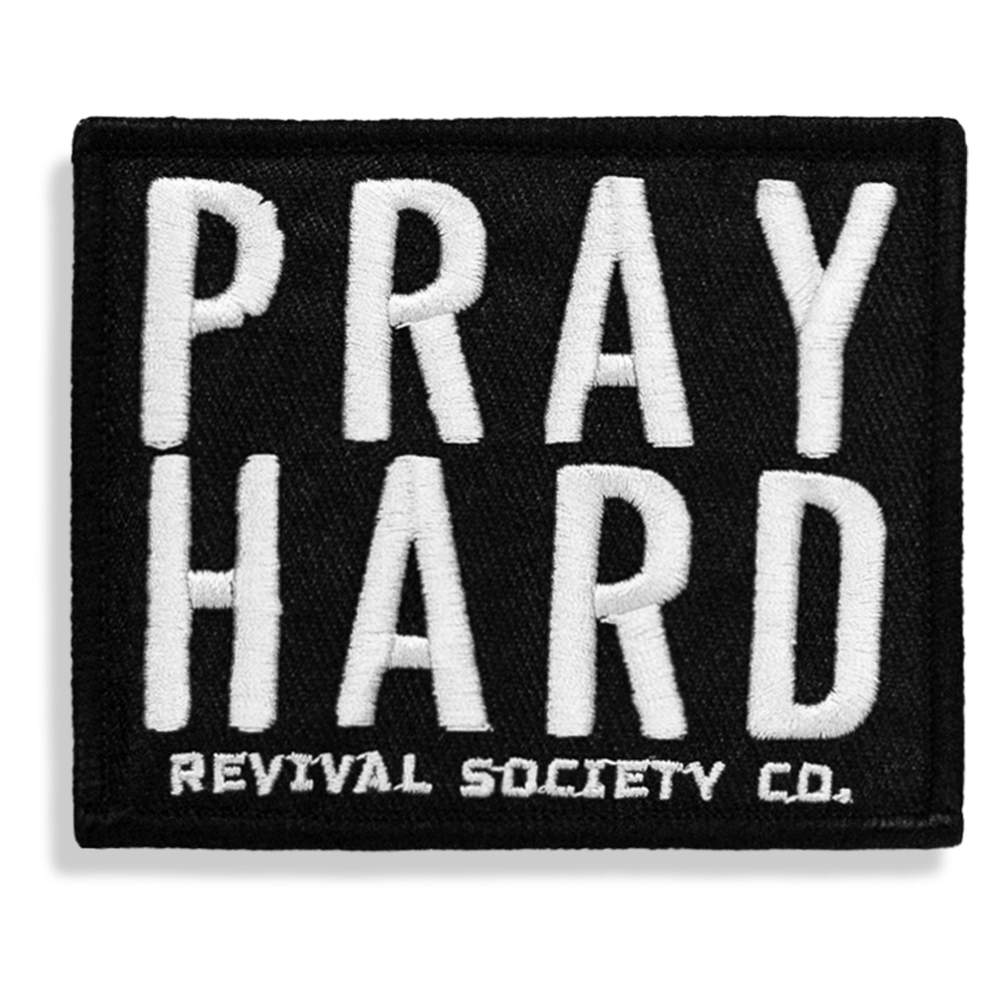 Pray Hard Velcro Patch – WETSU Company