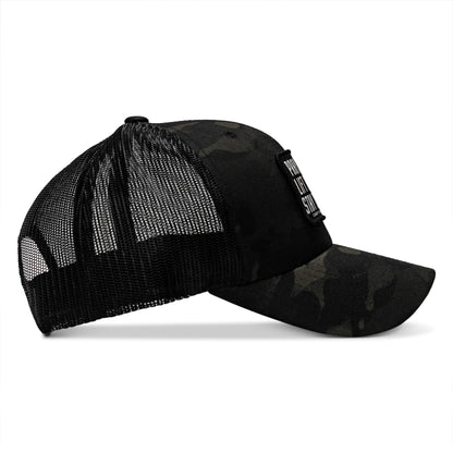 Pray Hard. Lift Heavy. Stay Deadly. Patch Snapback