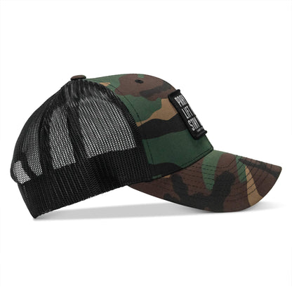 Pray Hard. Lift Heavy. Stay Deadly. Patch Snapback