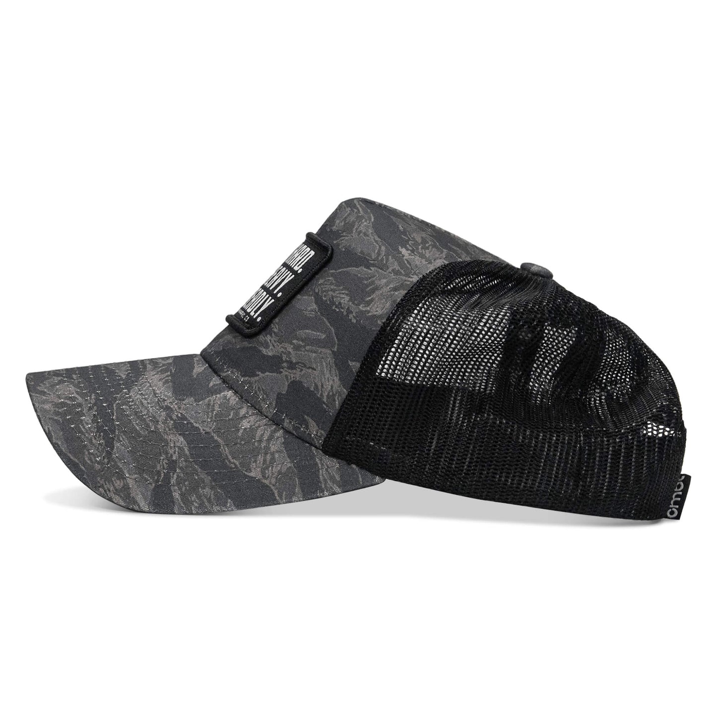 Pray Hard. Lift Heavy. Stay Deadly. Patch Five Panel Breacher Snapback Hat