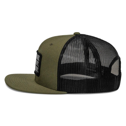 Pray Hard. Lift Heavy. Stay Deadly. Flat Bill SnapBack Hat