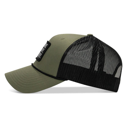 Pray Hard. Lift Heavy. Stay Deadly. Patch Rope Snapback Hat