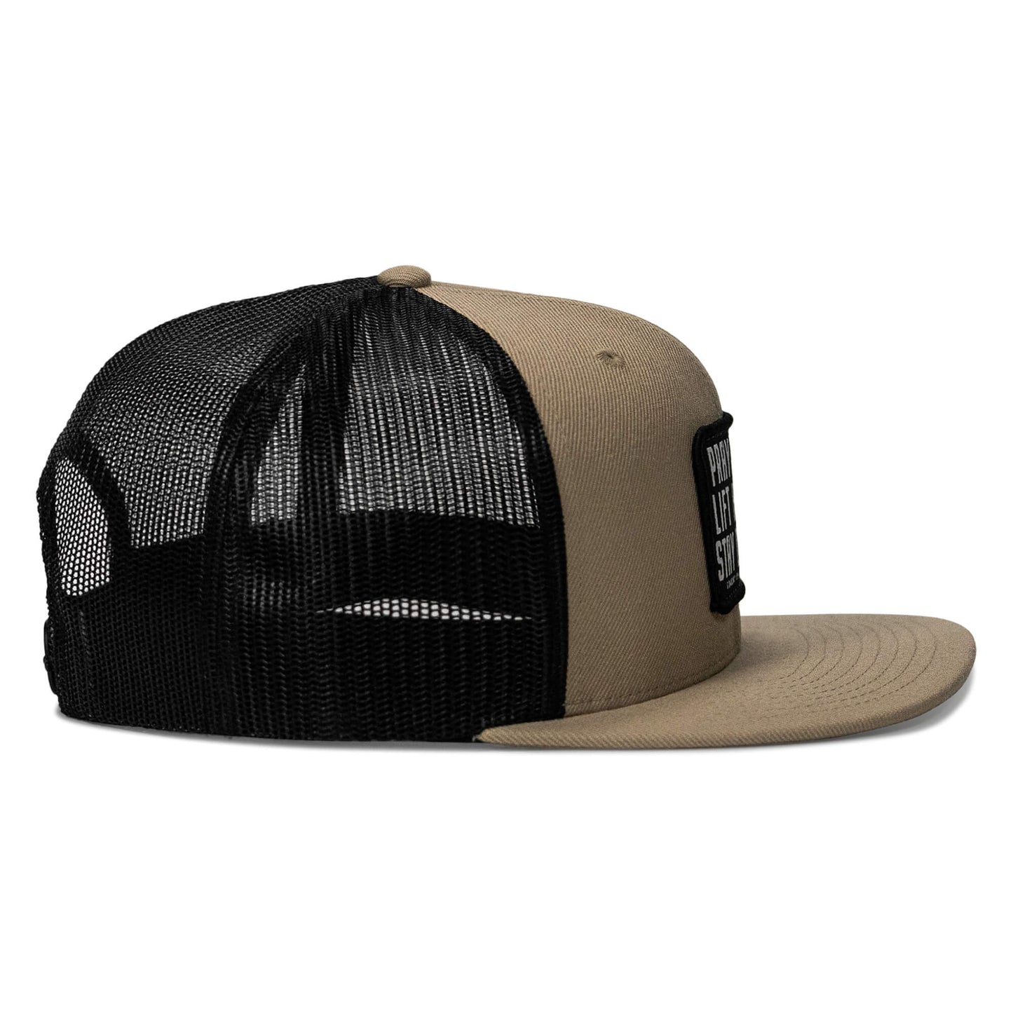Pray Hard. Lift Heavy. Stay Deadly. Flat Bill SnapBack Hat