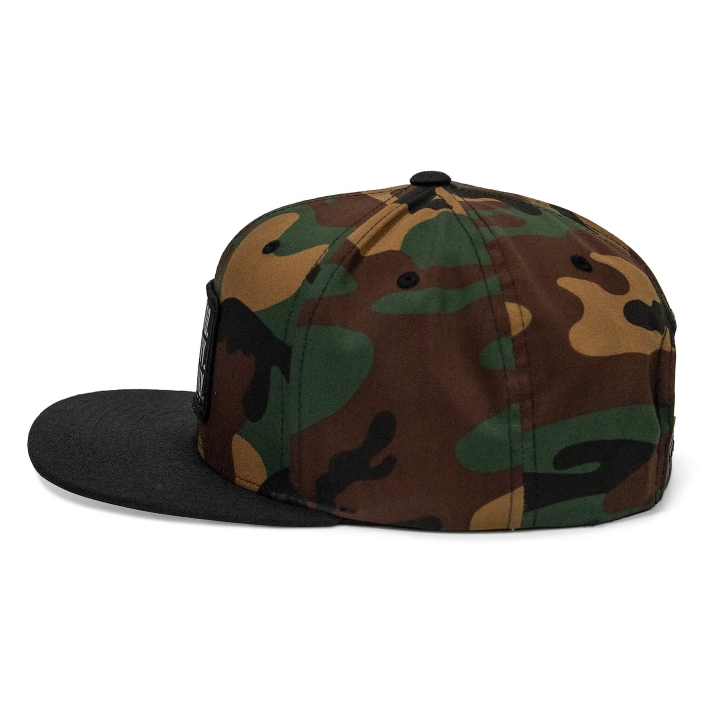 Pray Hard. Lift Heavy. Stay Deadly. Flat Bill SnapBack Hat