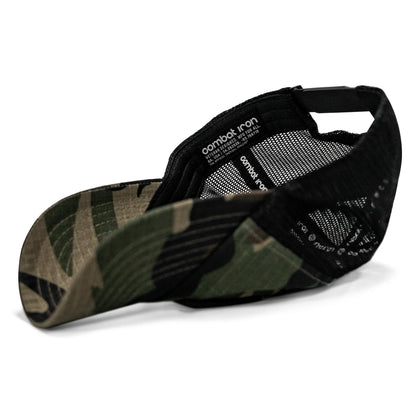 Pray Hard. Lift Heavy. Stay Deadly. Patch Tactical Ripstop Mesh Snapback Hat