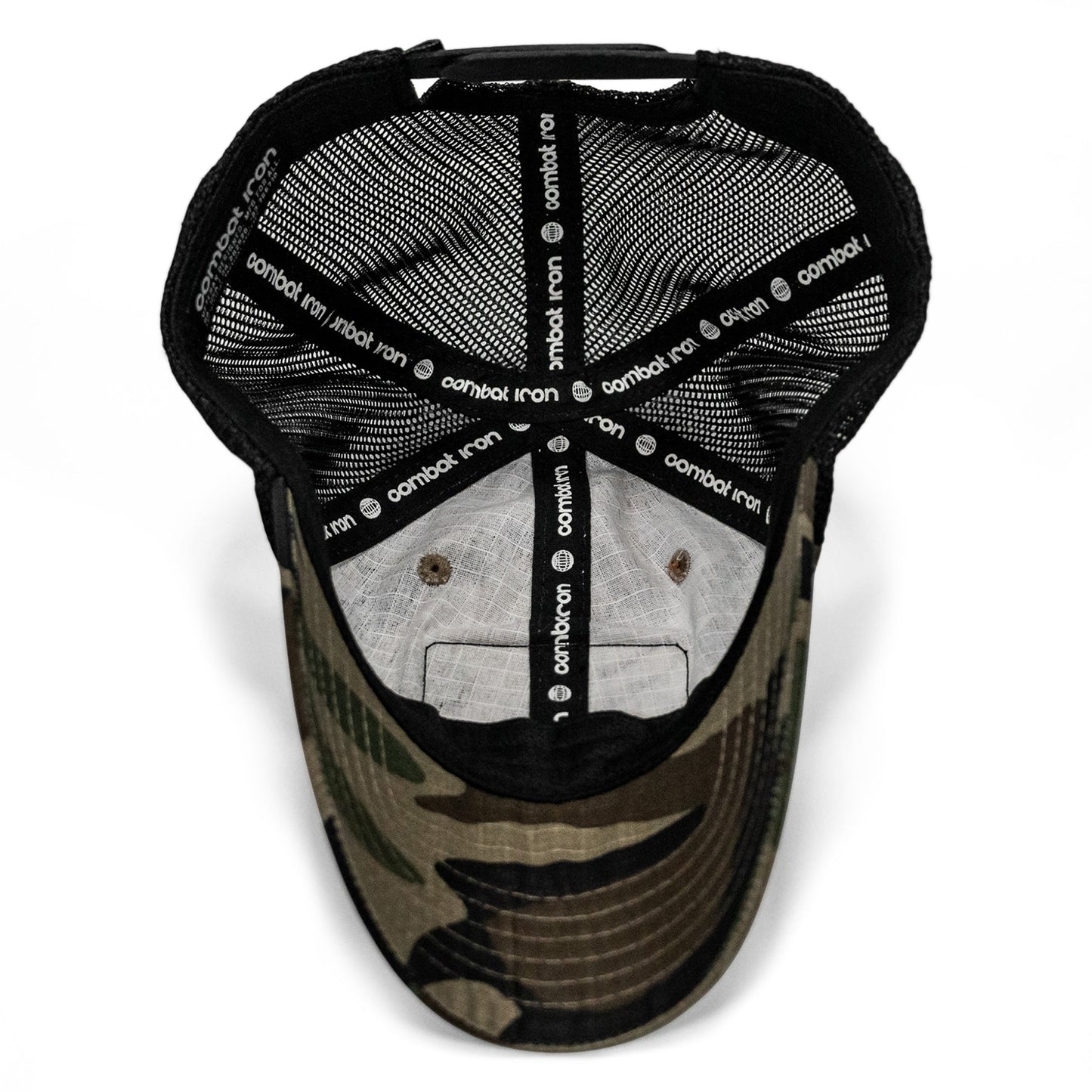 Pray Hard. Lift Heavy. Stay Deadly. Patch Tactical Ripstop Mesh Snapback Hat