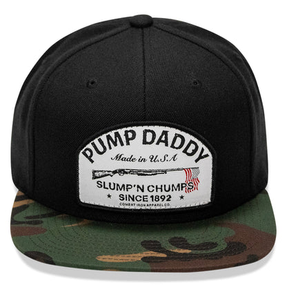 Pump Daddy Original Patch Flat Bill SnapBack Hat