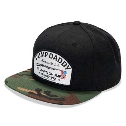 Pump Daddy Original Patch Flat Bill SnapBack Hat