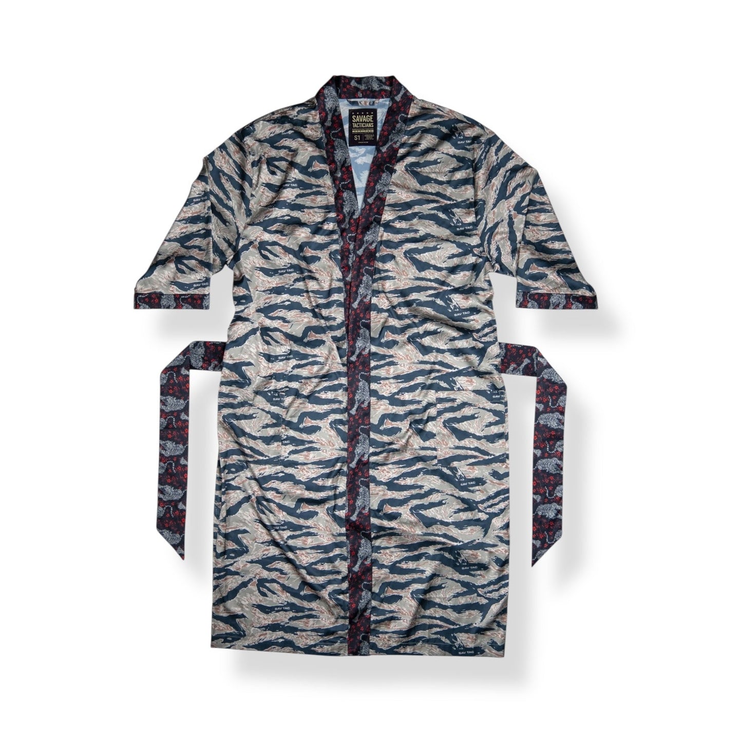 Tiger Stripe Kimono Robe