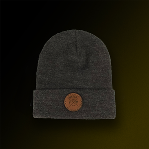Airborne Kings and Queens Leather Patch Beanie