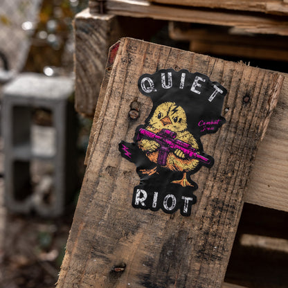 Quiet Riot Duck Decal