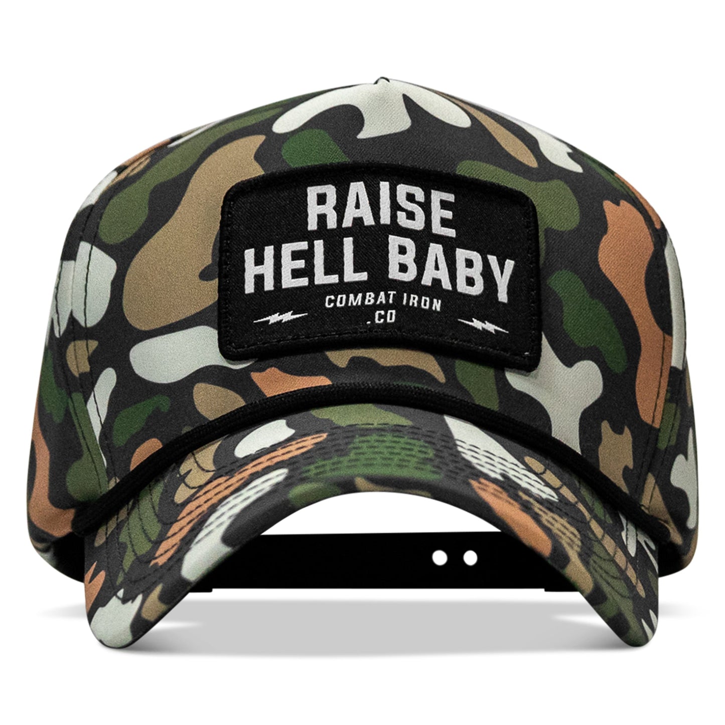 Raise Hell Baby Patch 5 Pannel Snapback