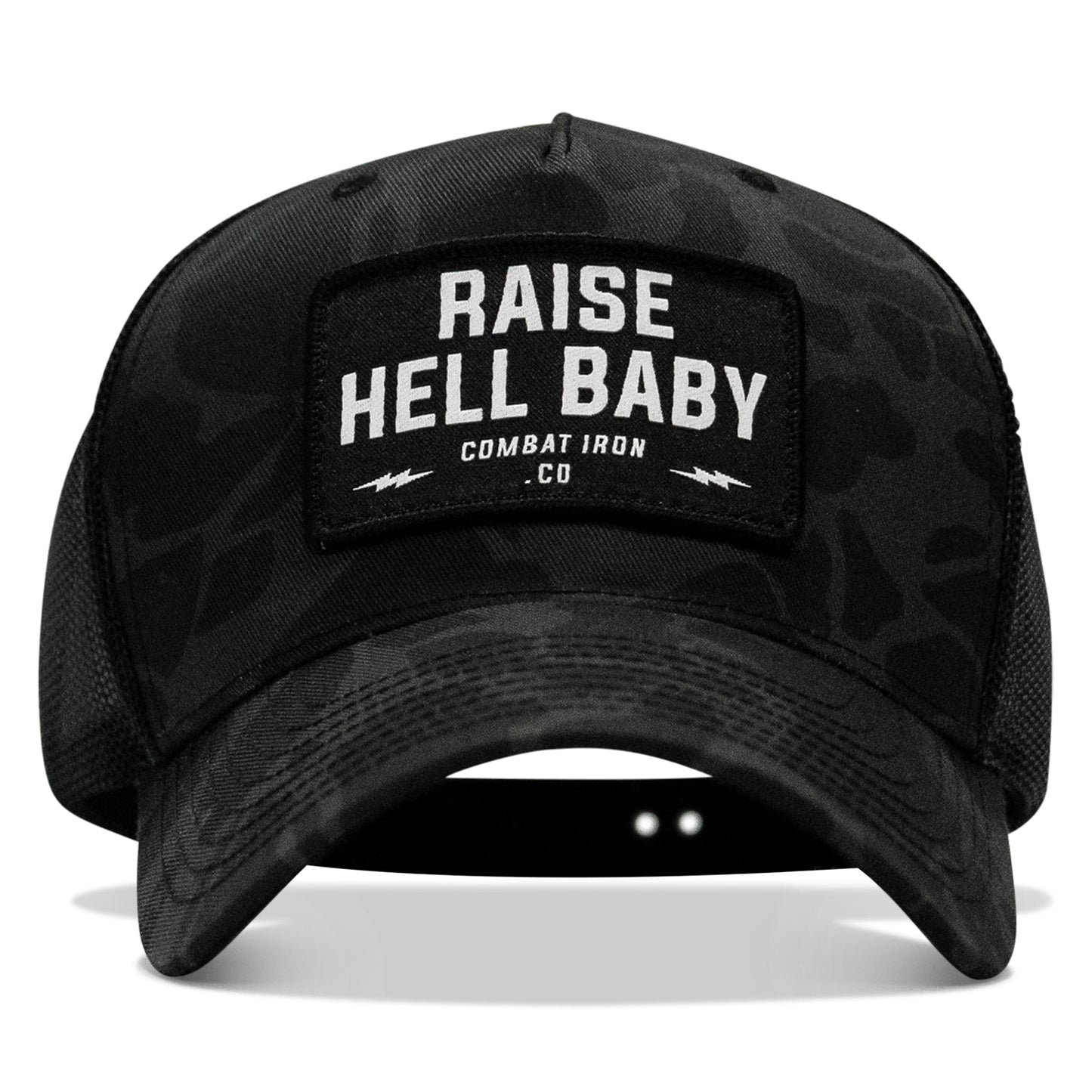 Raise Hell Baby Patch Snapback Hat