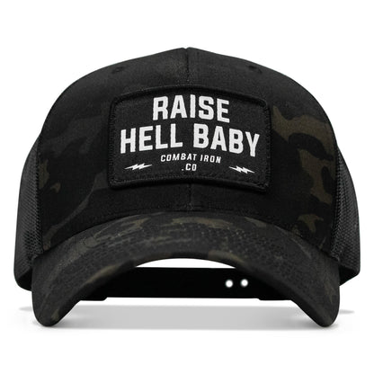 Raise Hell Baby Patch Snapback Hat