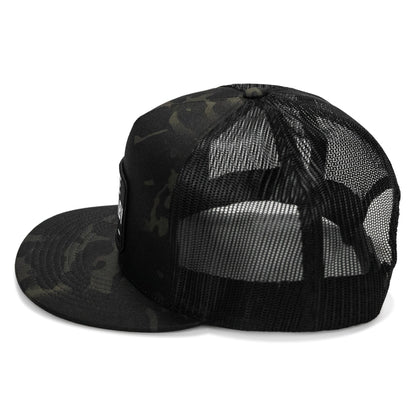 Raise Hell Baby Patch. Flatbill Hat