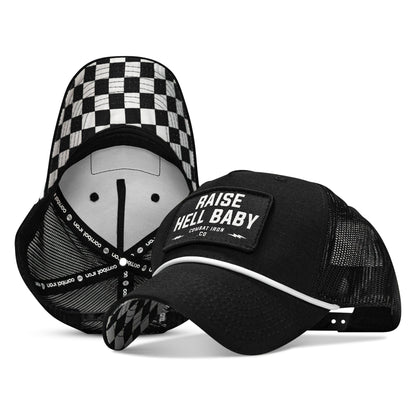 Raise Hell Baby Patch Rope Snapback Hat