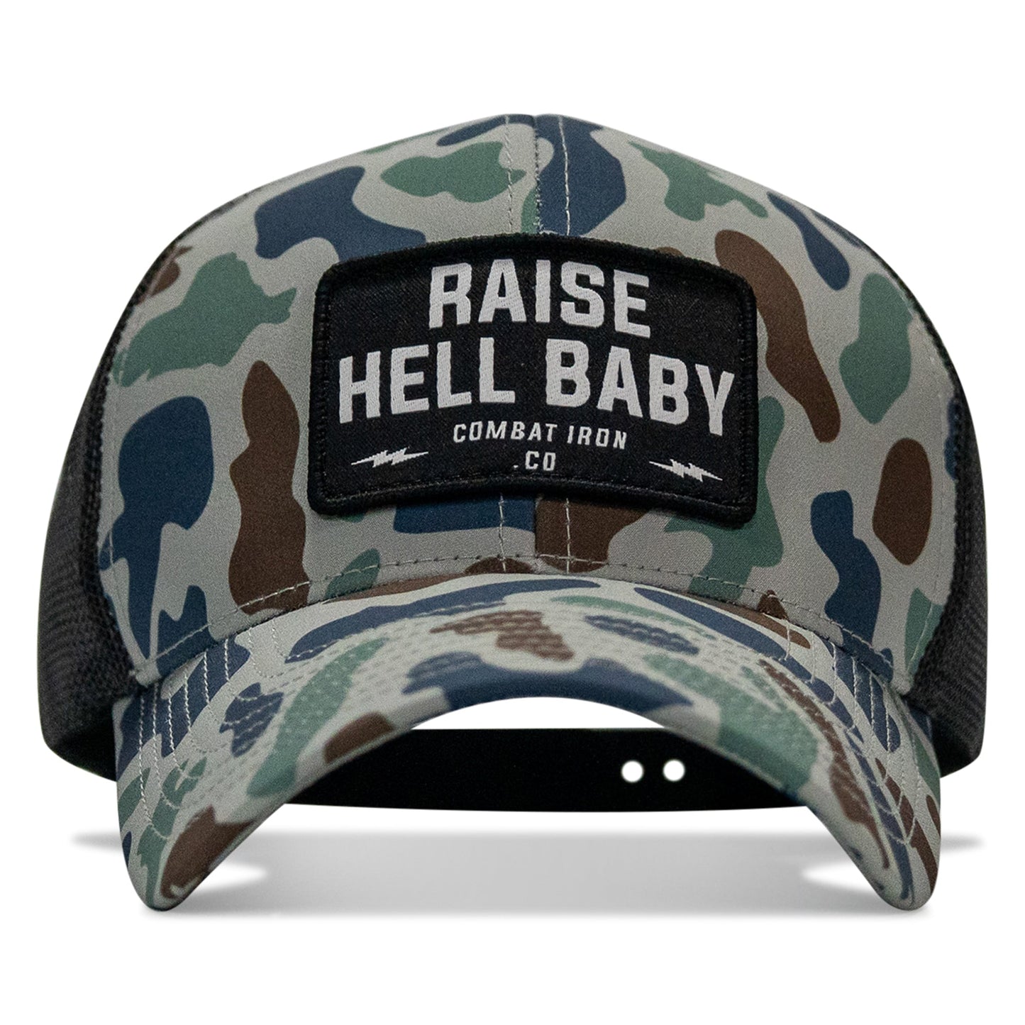 Raise Hell Baby Patch Snapback Hat