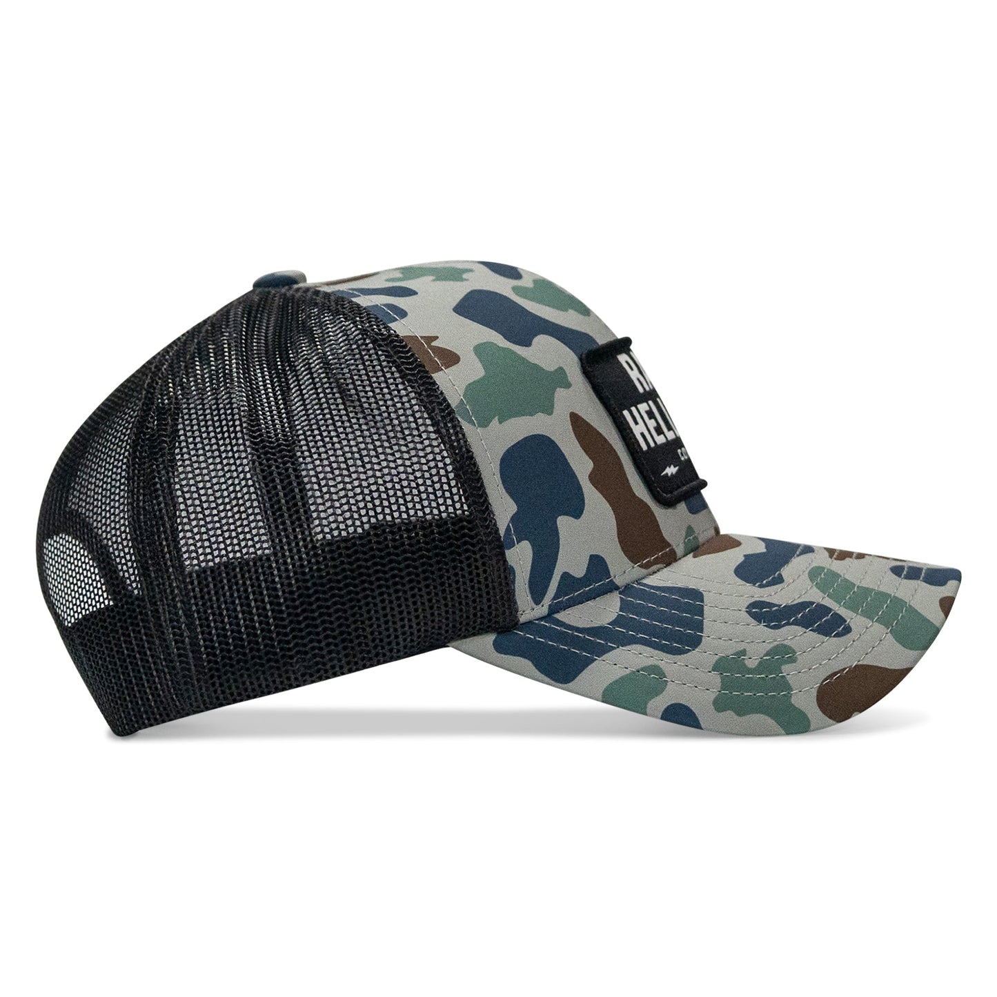 Raise Hell Baby Patch Snapback Hat