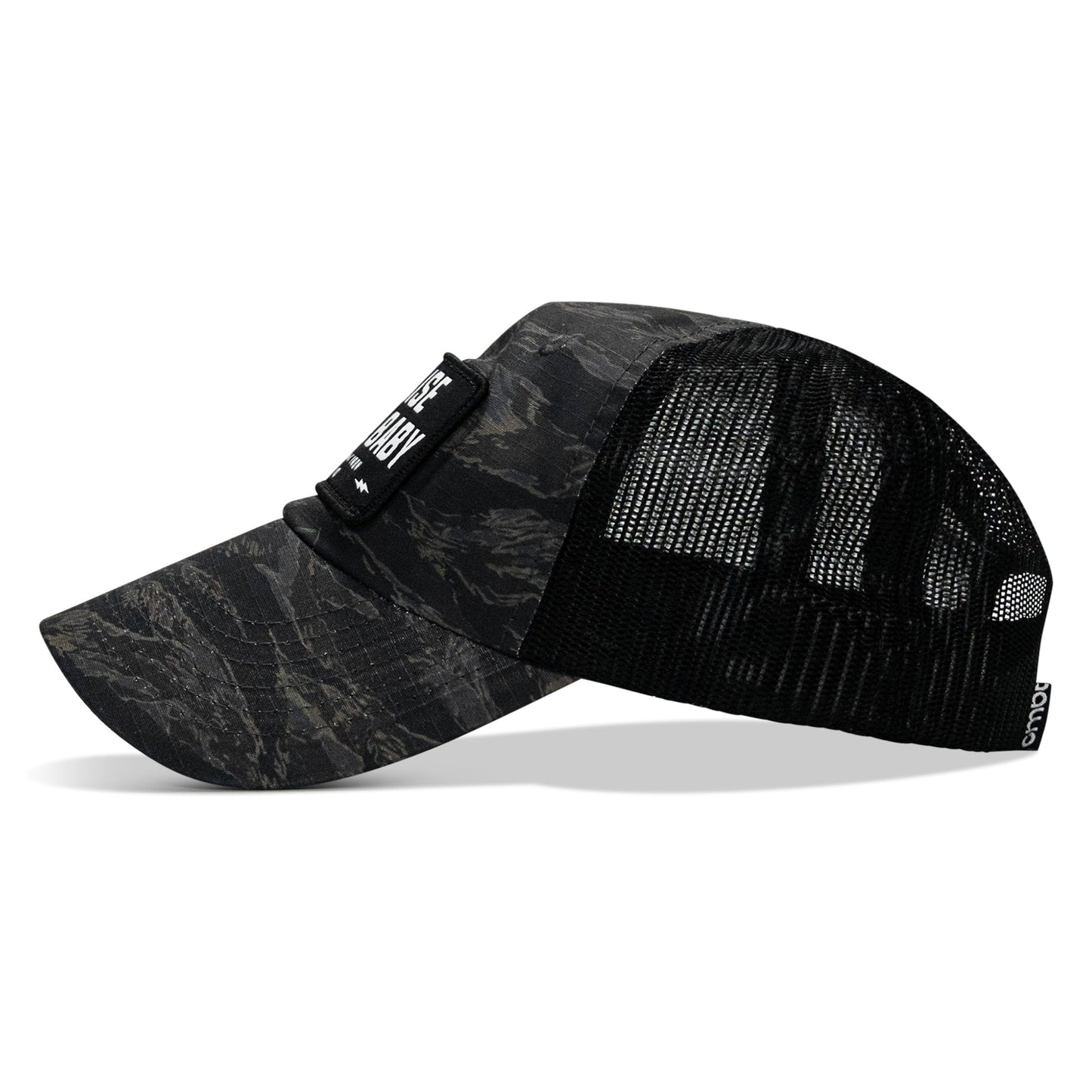 Raise Hell Baby Patch Tactical Ripstop Mesh Snapback Hat